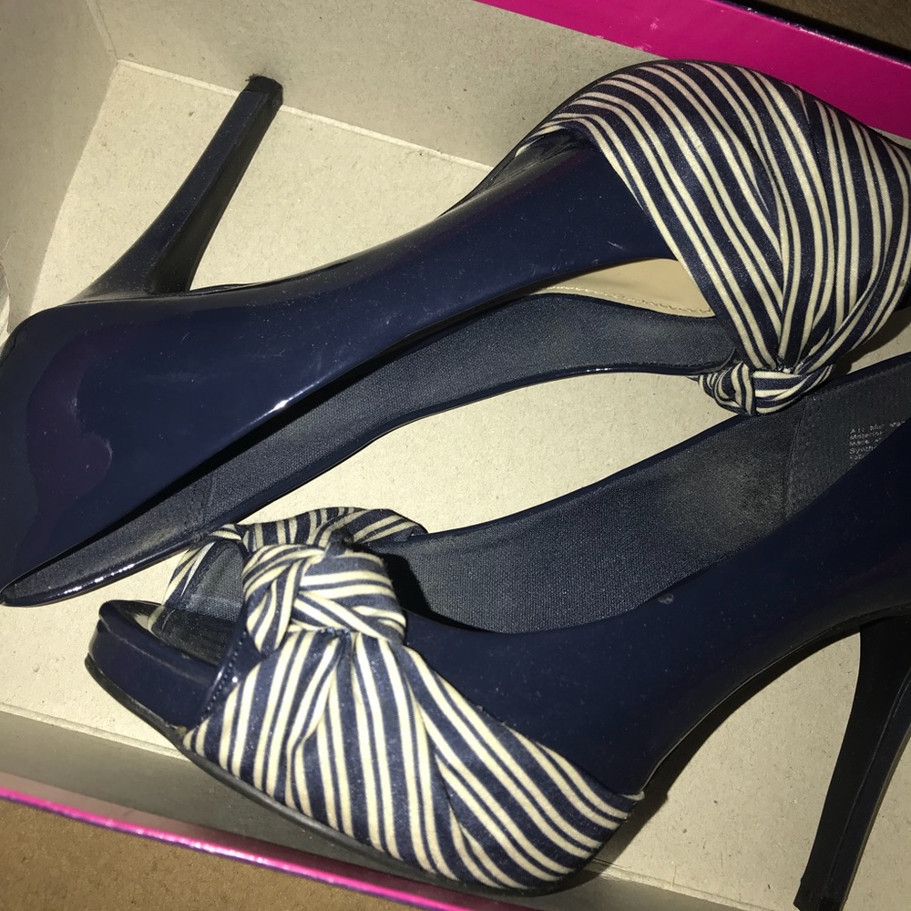 Blue Fioni Heels